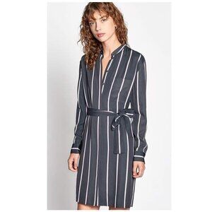 Equipment Femme Ravena Striped shirt dress *missing belt